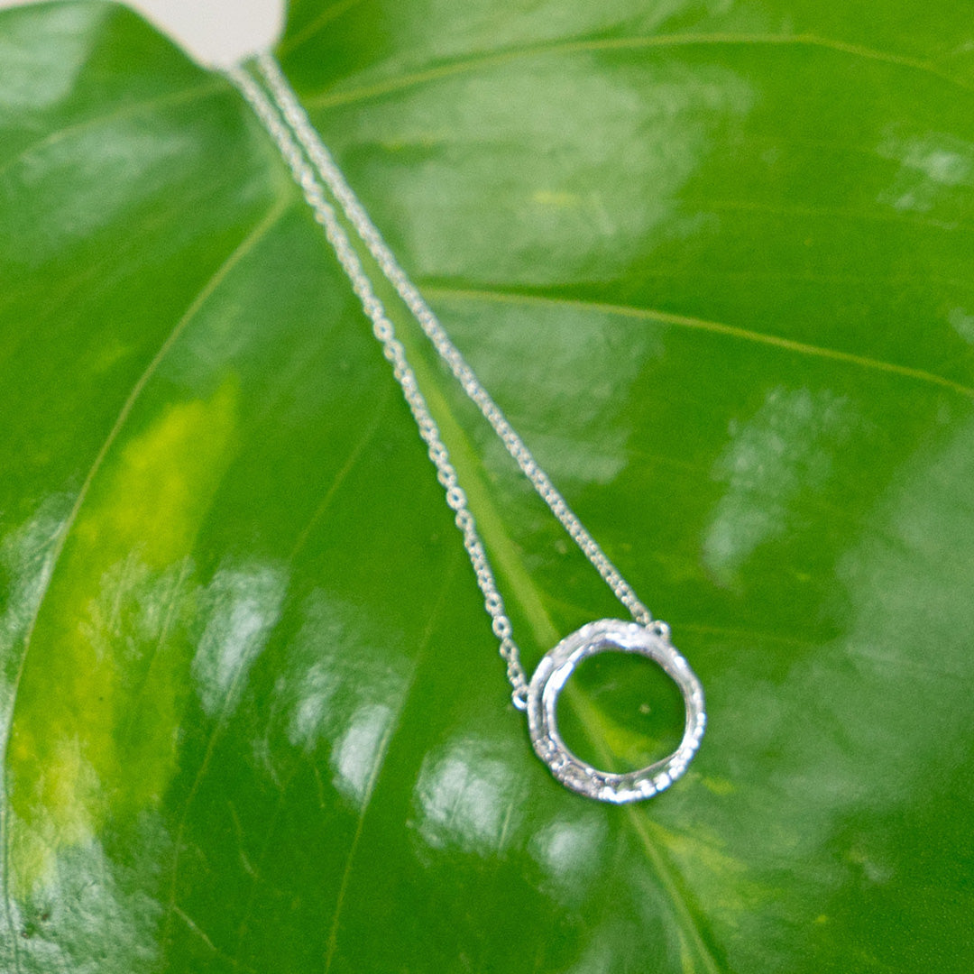 Small Opihi Circle Necklace
