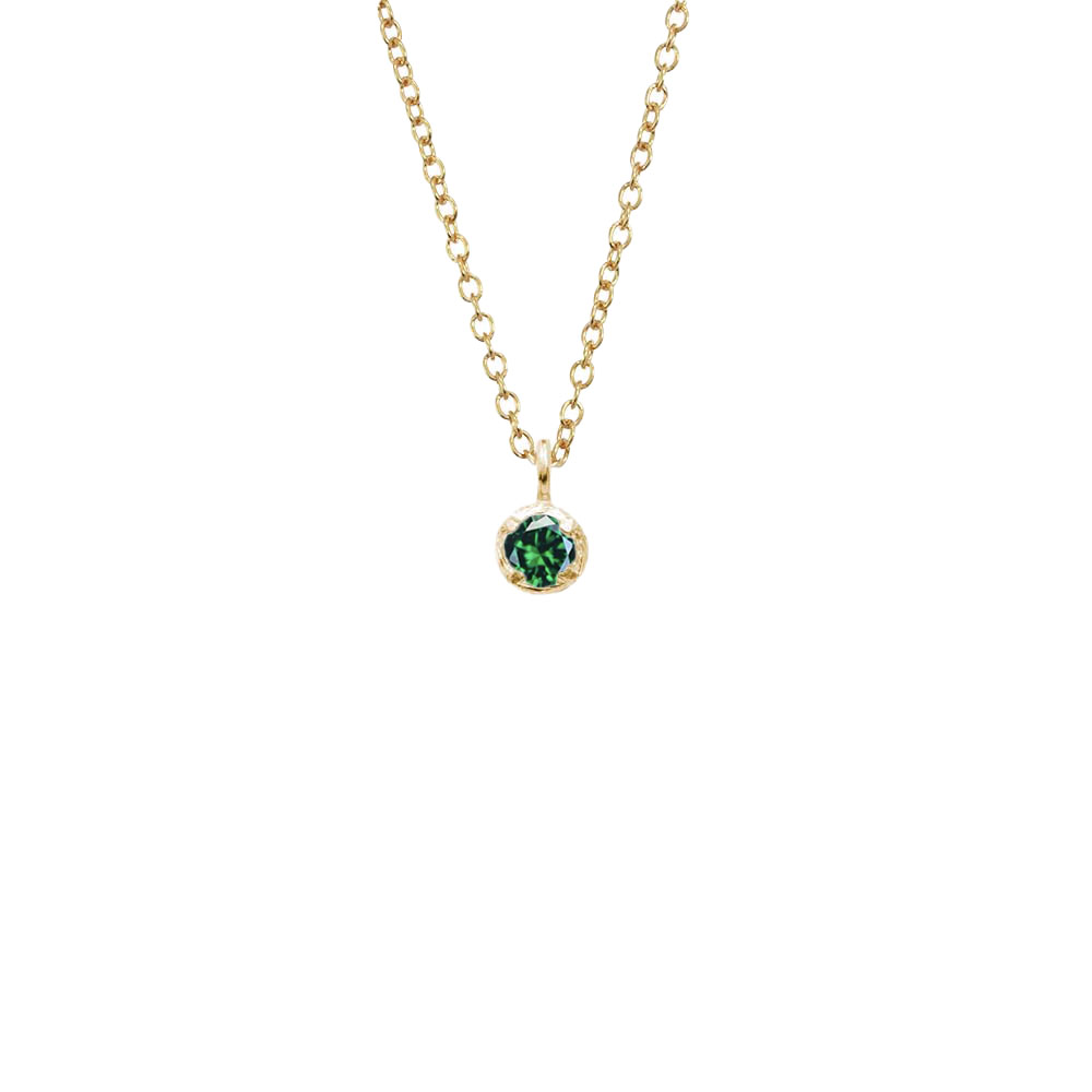 Birthstone Solitaire Necklace