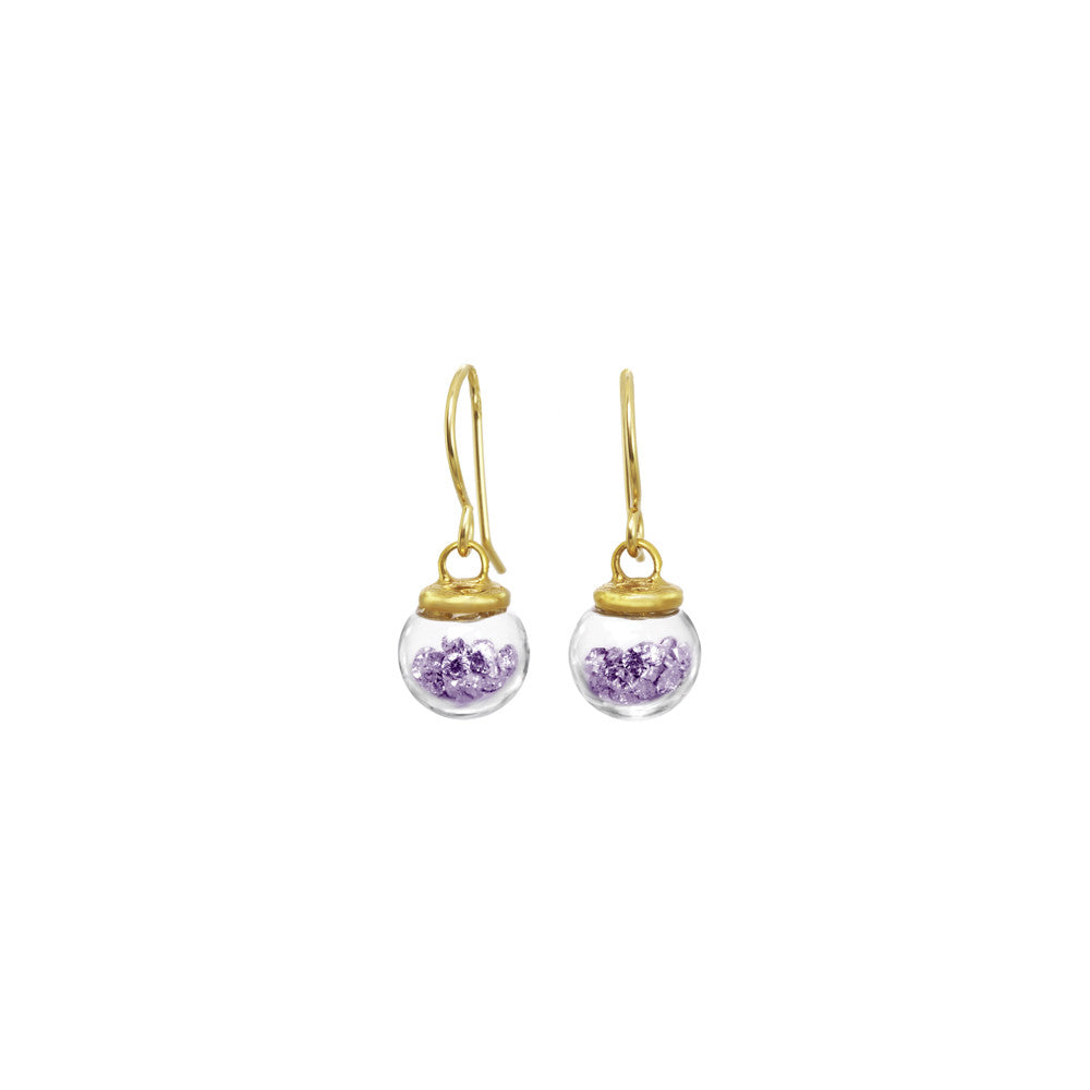 Mini Globe Earrings