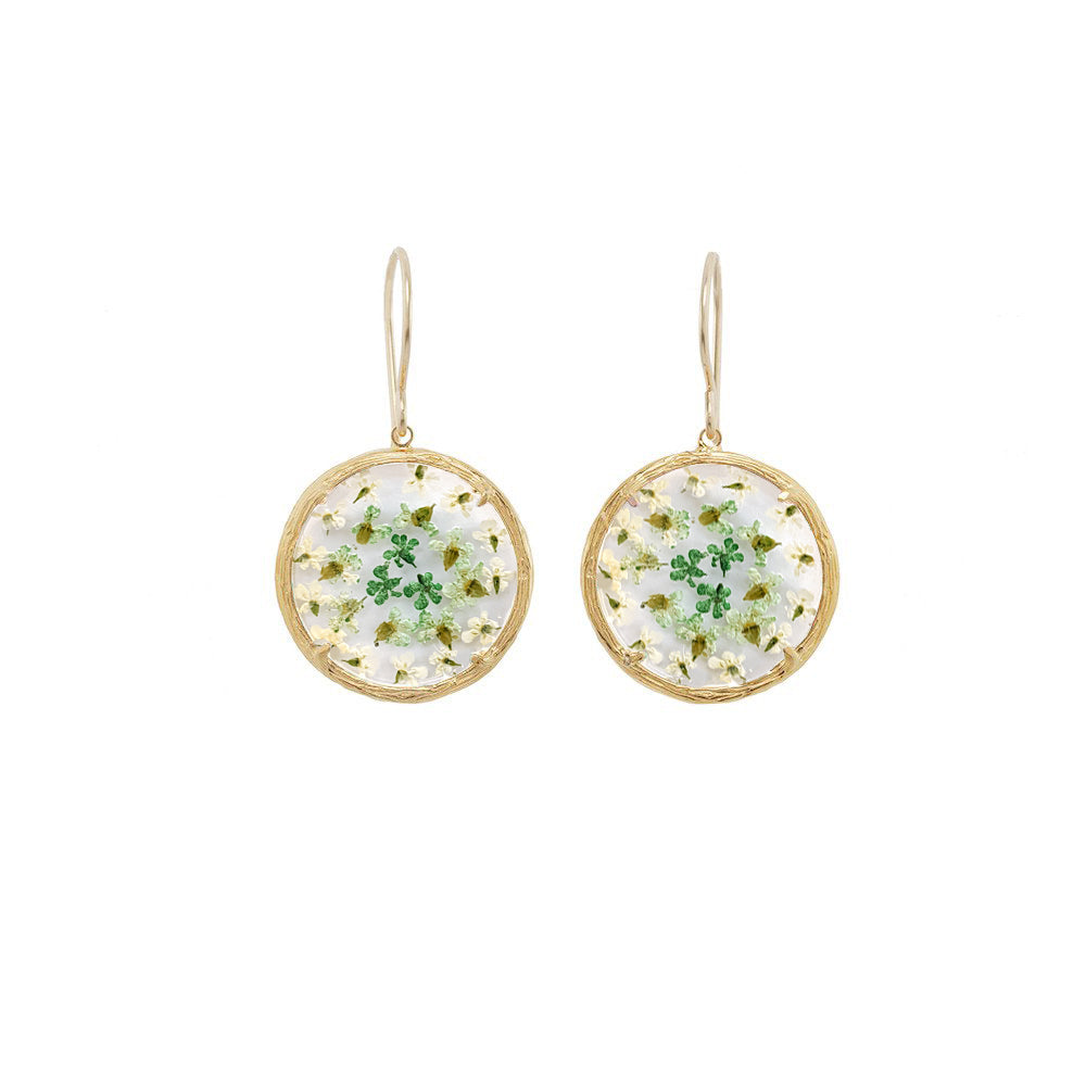 Small Ombre Botanical Earrings