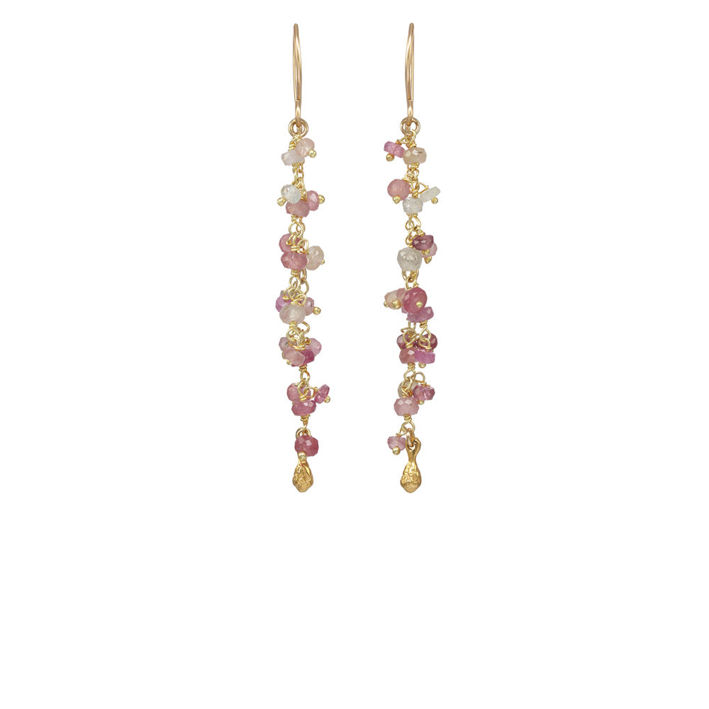 Double Strand Dangle Pod Earrings