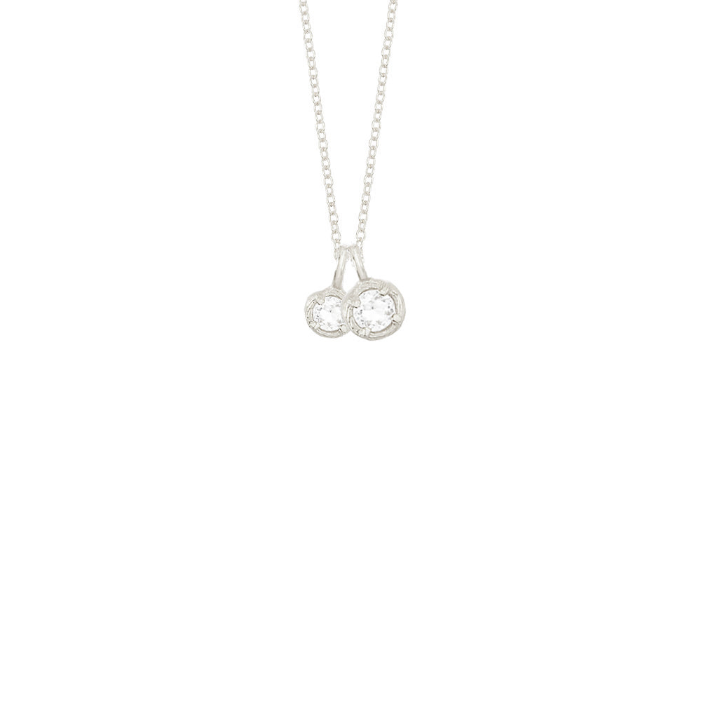 Double Solitaire Necklace