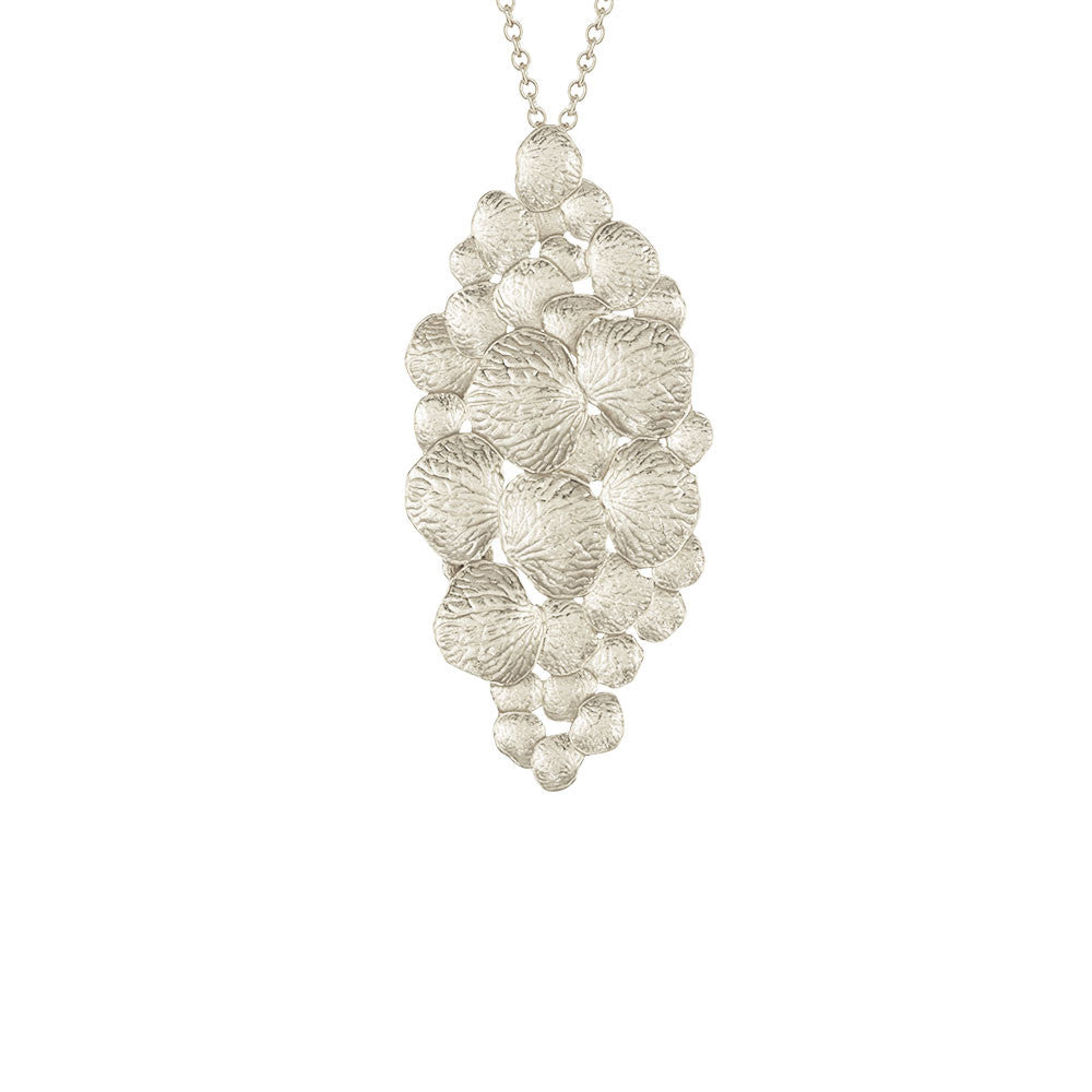 Oval Petal Cluster Pendant
