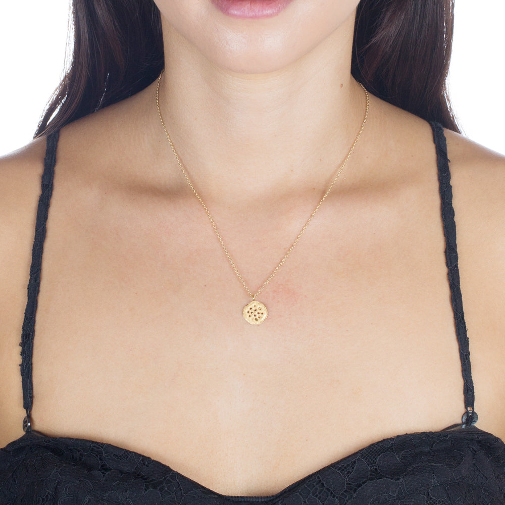 Mini Lotus Necklace
