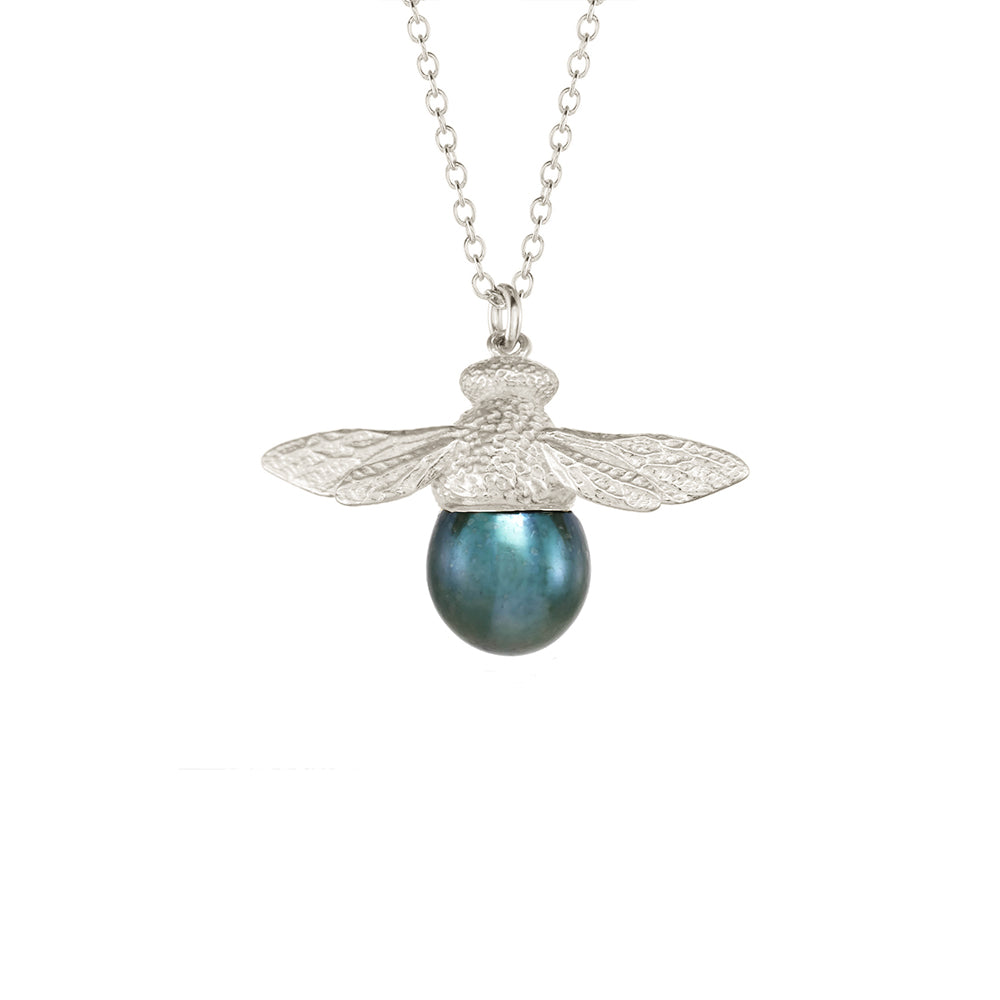Bee Gemstone Necklace