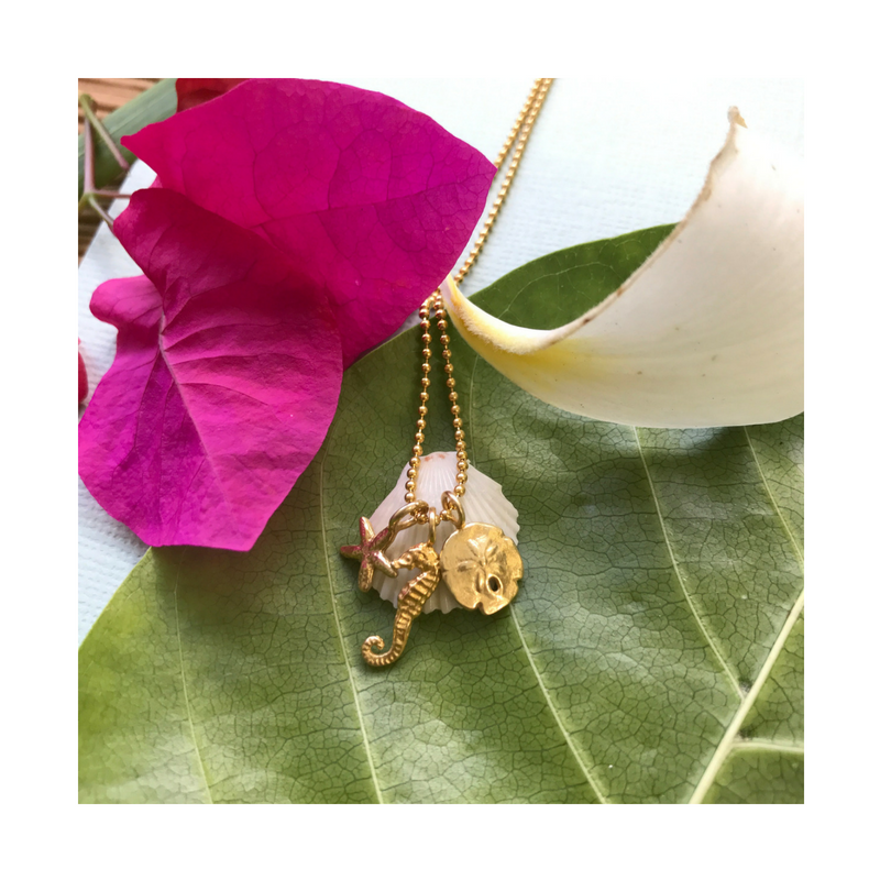 Mini Sealife Charm Necklace