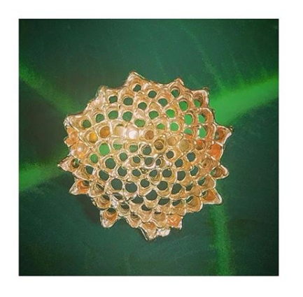 Large Open Sunflower Ring