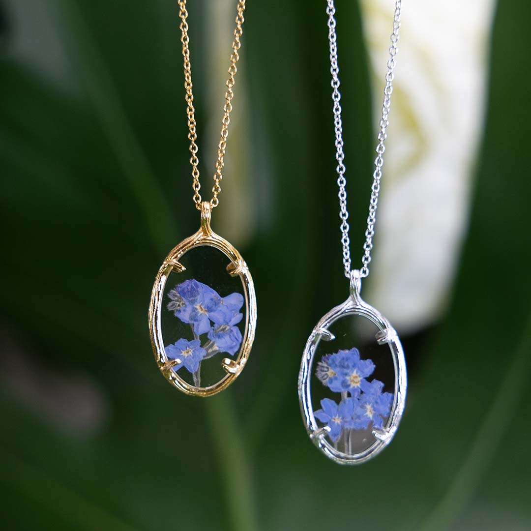 Oval Botanical Necklace