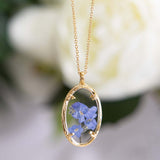 Oval Botanical Necklace