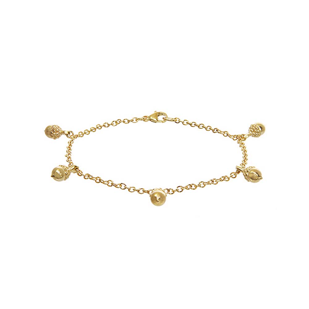5 Mini Acorn Bracelet