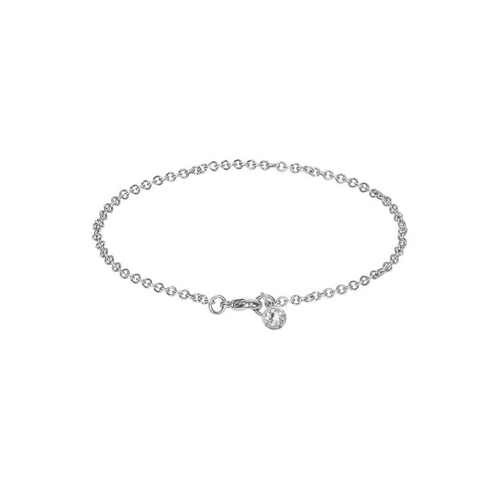 Solitaire on Chain Bracelet