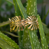 Monstera Cuff Bracelet