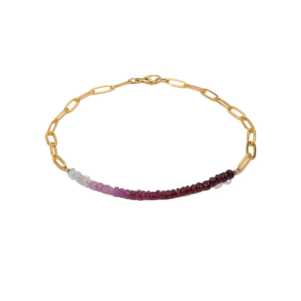 Makiki Loop Gemstone Bracelet
