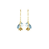 Pods with Stone Earrings
