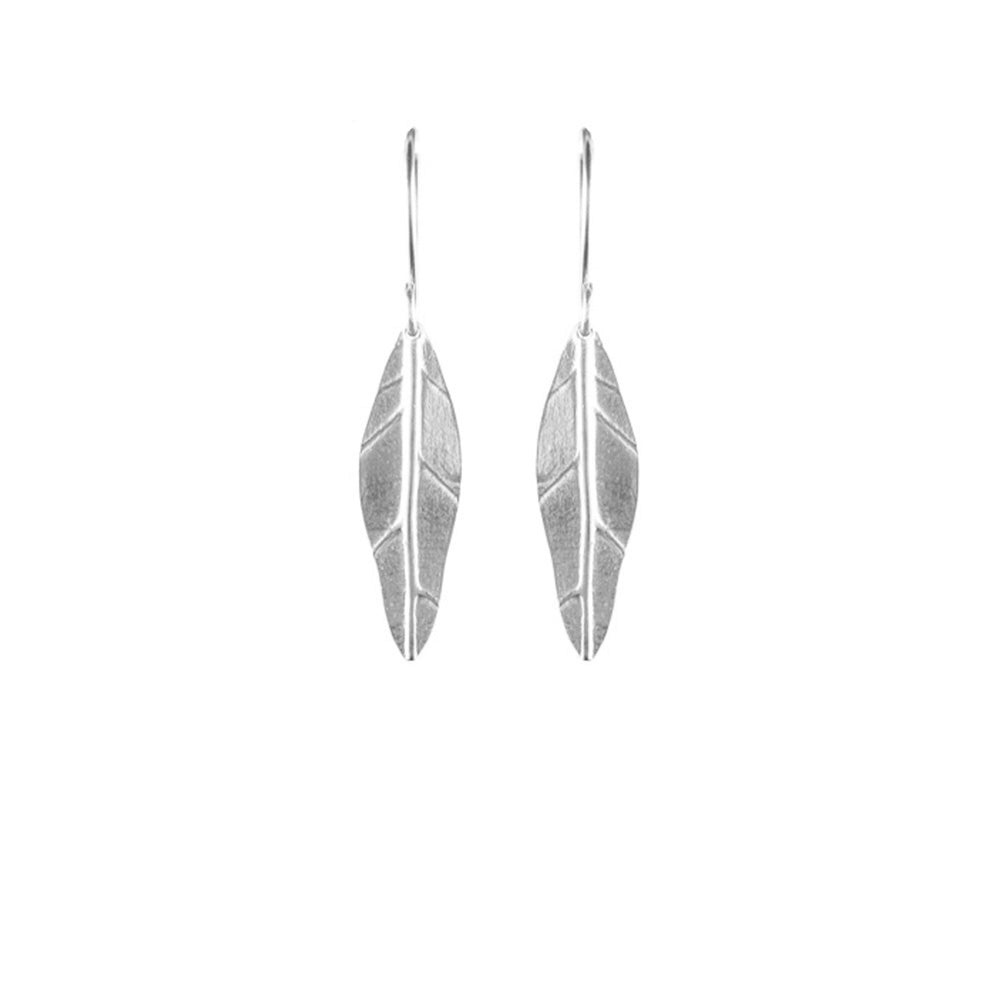 Small Vein Leaf Earrings