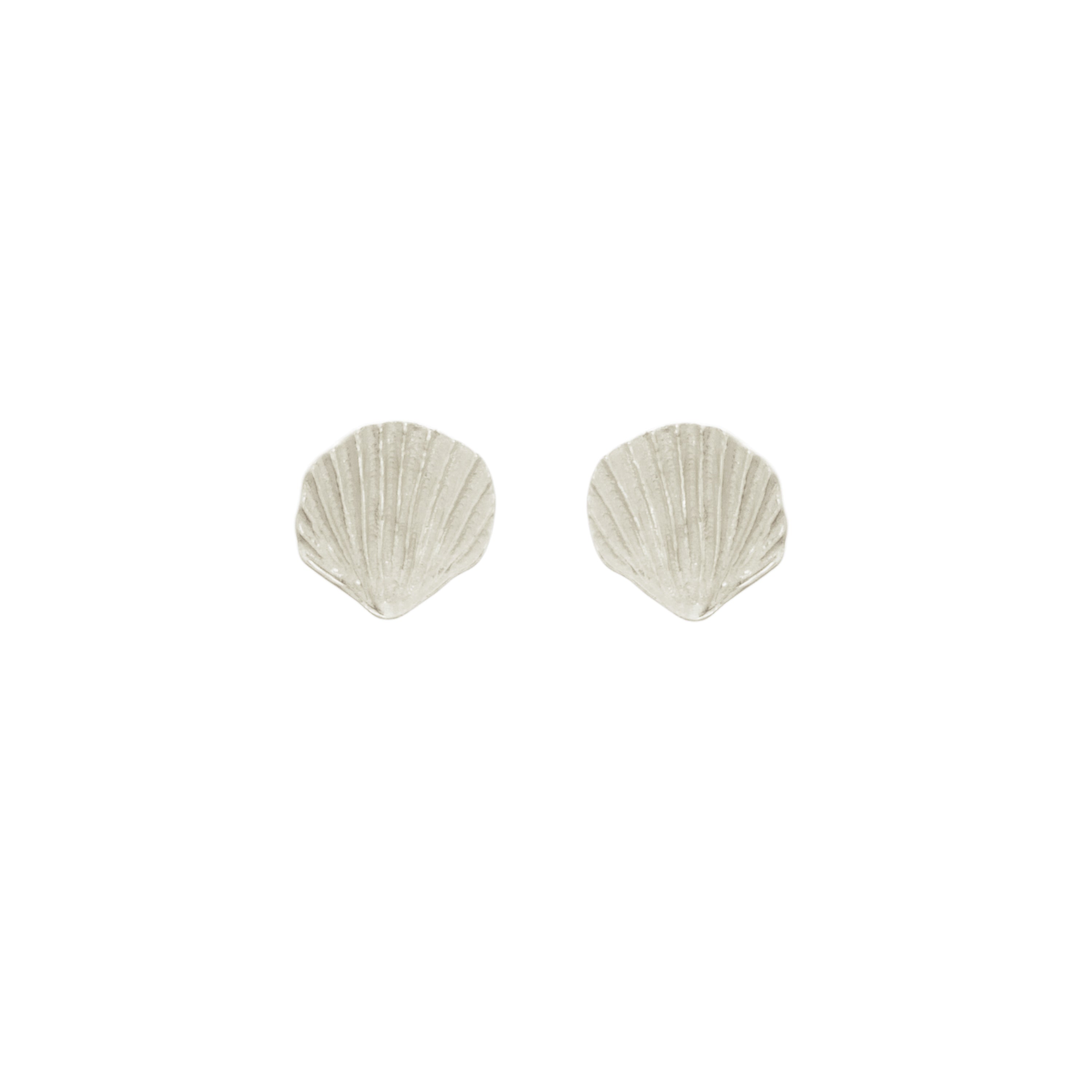 Mini Fan Shell Earrings | Makai | Handmade in Hawaii