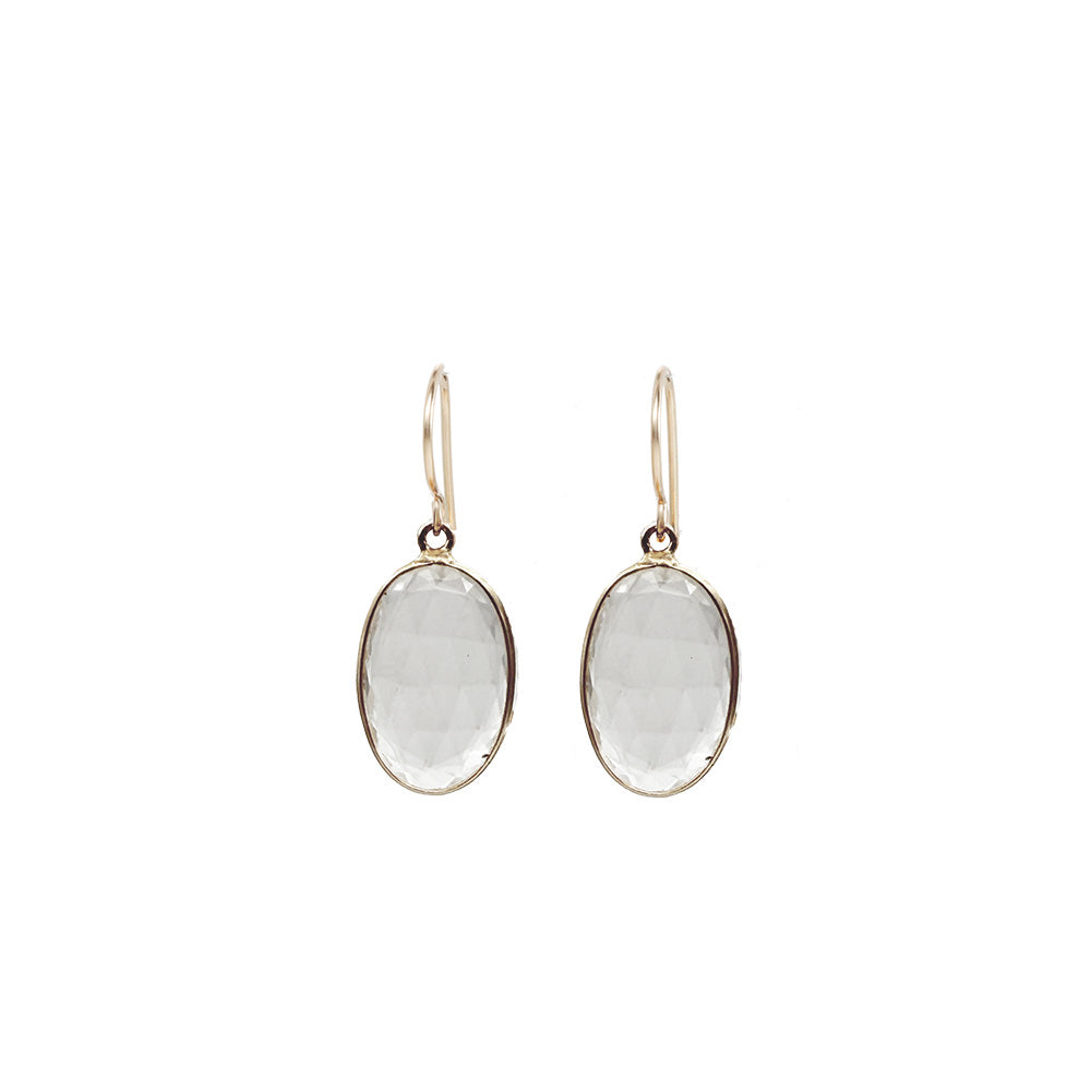 Gold Bezel Earrings | Handmade in Hawaii