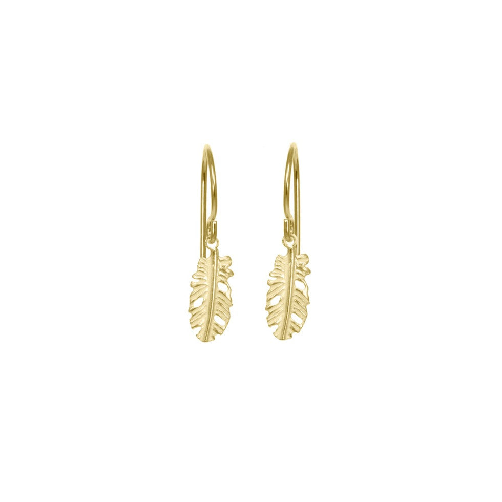 Small Feather Earrings