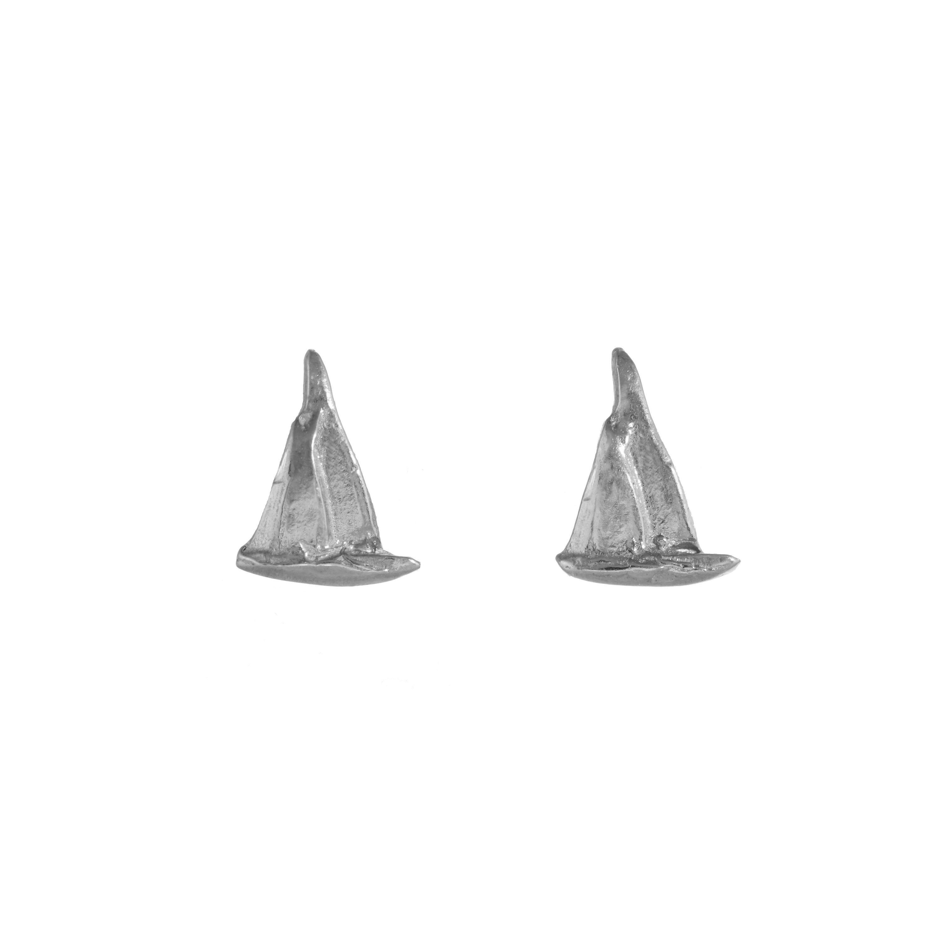 Mini Sailboat Earring Posts | Makai | Handmade in Hawaii