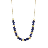 Wide Stripe Necklace - Gold Plate