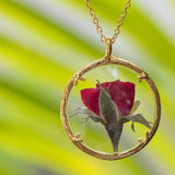 Birthmonth Flower Small Botanical Necklace