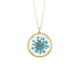 Large Plated Botanical Necklace - Select Styles Only