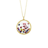 Large Plated Botanical Necklace - Select Styles Only
