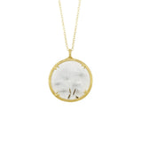 Large Plated Botanical Necklace - Select Styles Only