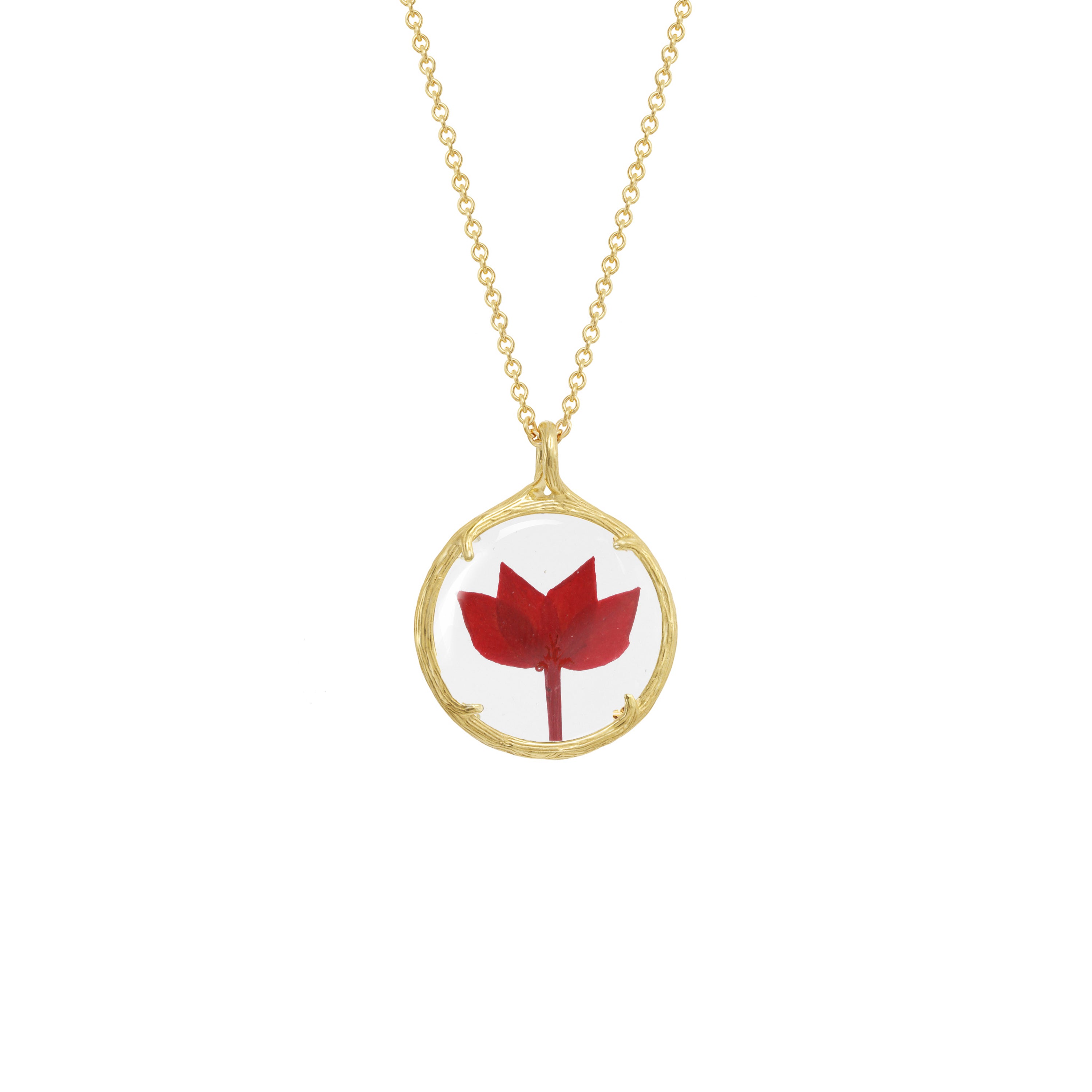 Small Botanical Necklace - Select Styles Only (18K Gold Vermeil)