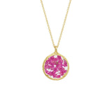 Small Heather Necklace - Gold and Silver Plate
