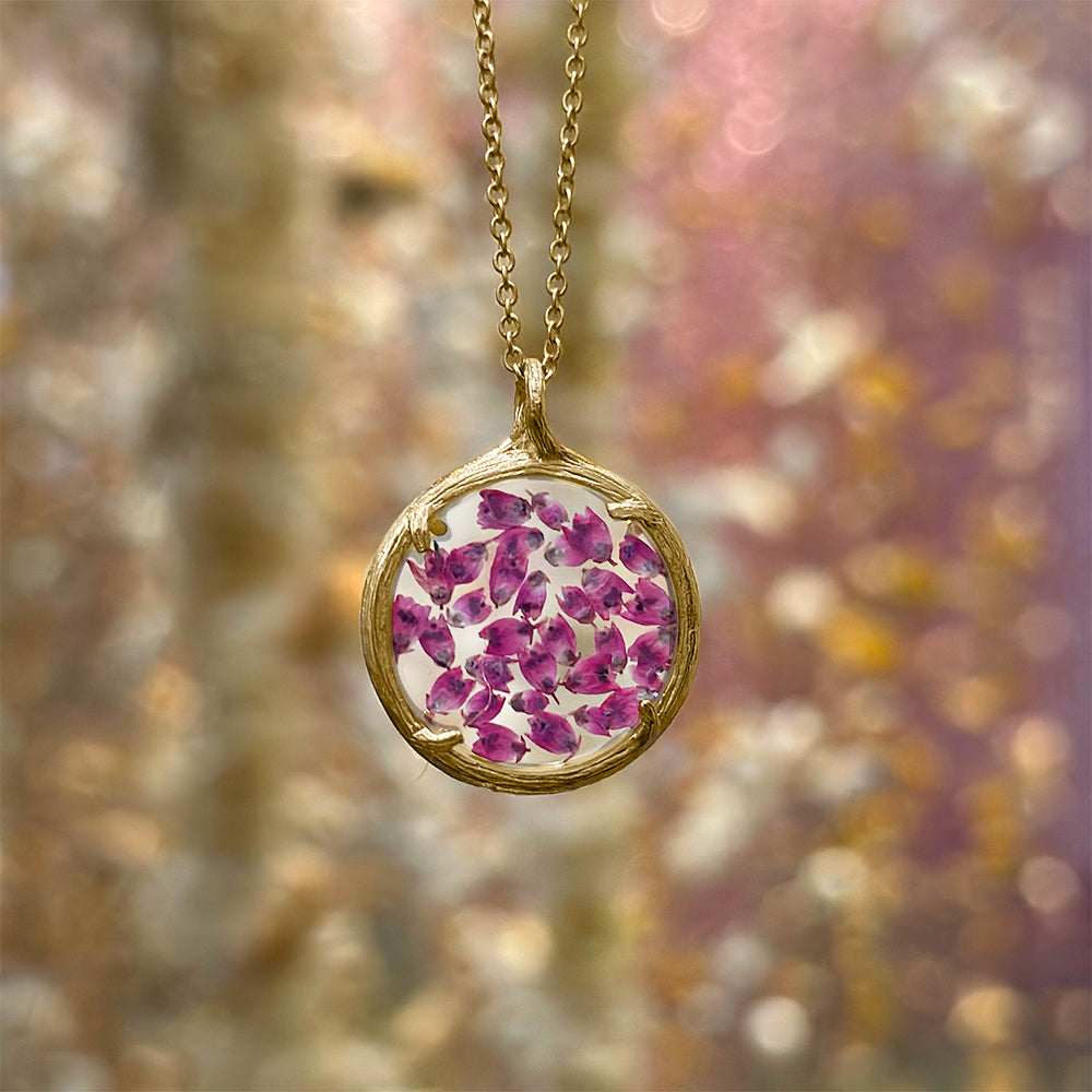 Small Heather Necklace - Gold and Silver Plate