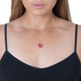 Small Heather Necklace - Gold and Silver Plate