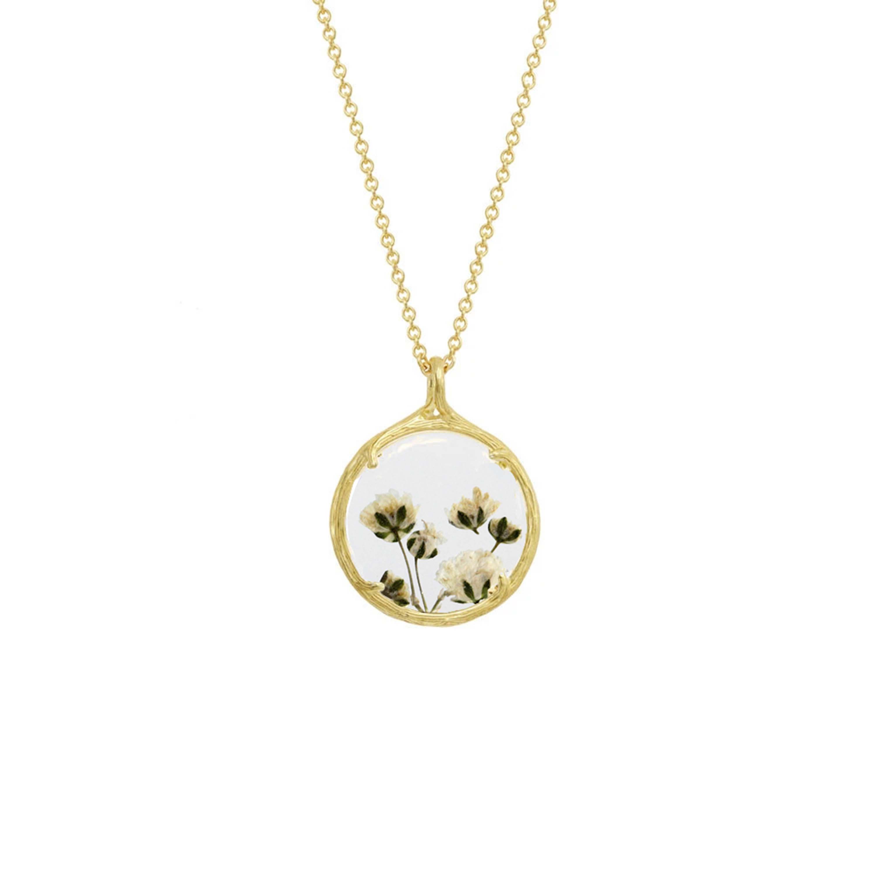 Small Botanical Necklace - Select Styles Only (18K Gold Vermeil)
