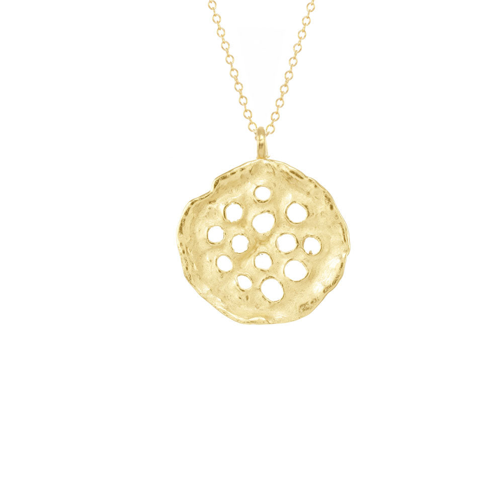 Large Lotus Necklace