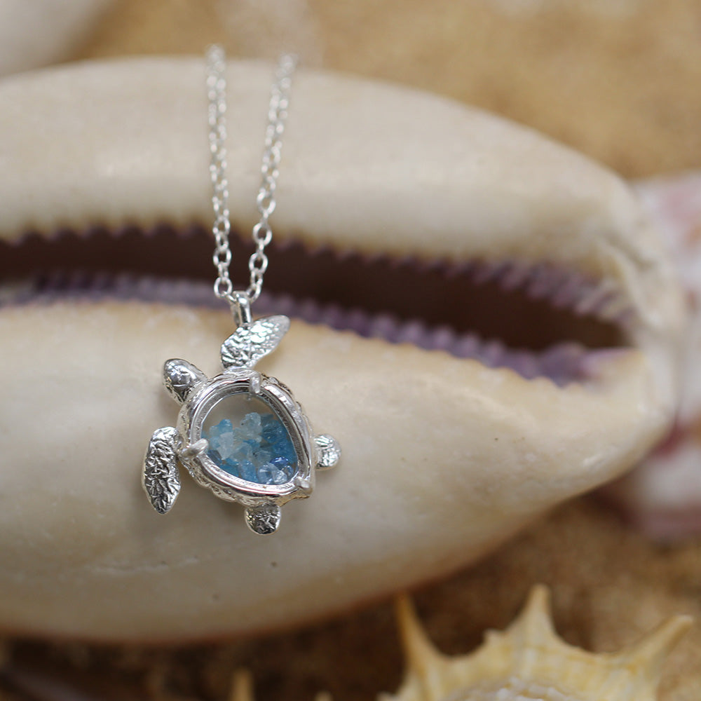 Sea Turtle Shaker Necklace