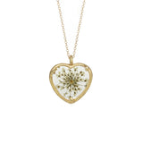 Botanical Heart Necklace - Selected Styles Only