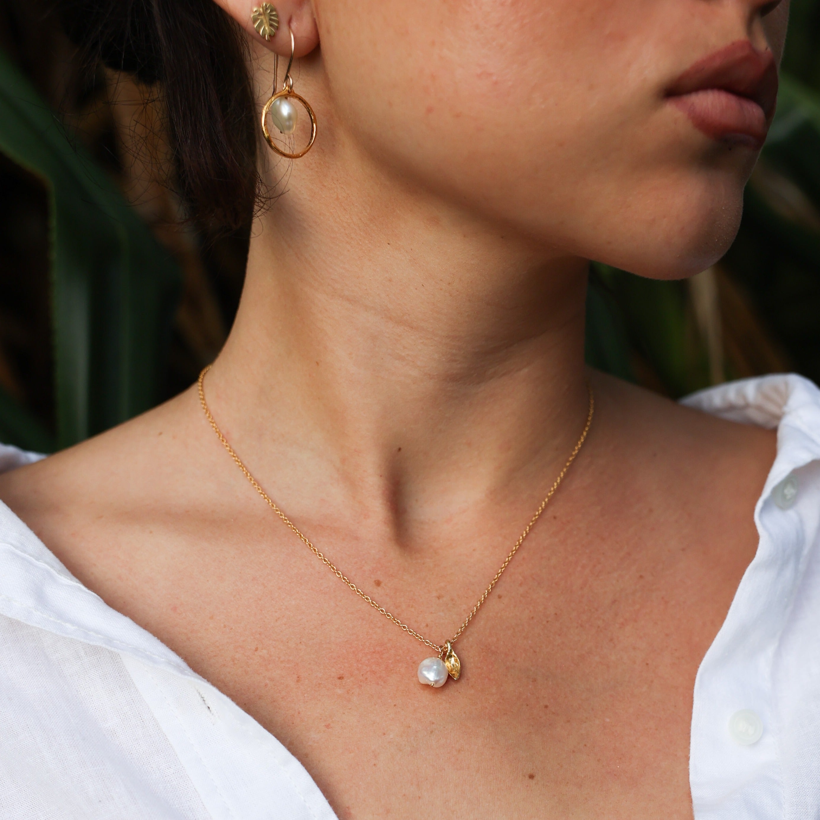 Budding Leaf Necklace