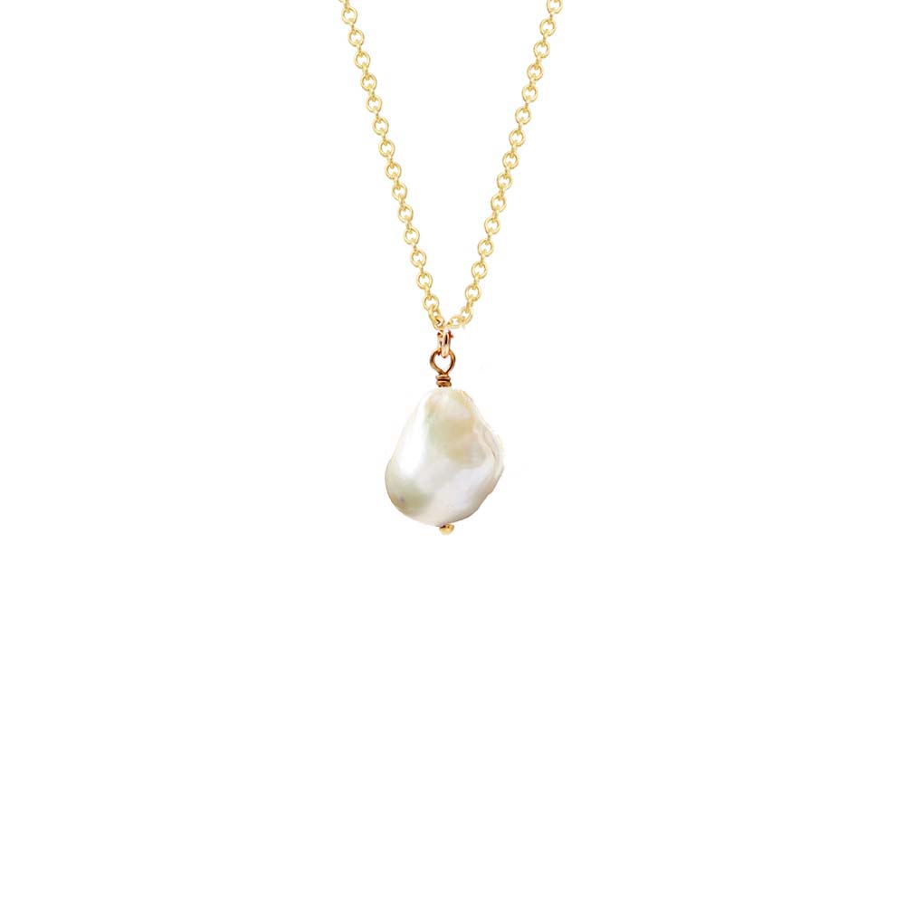 Large Baroque Pearl Necklace