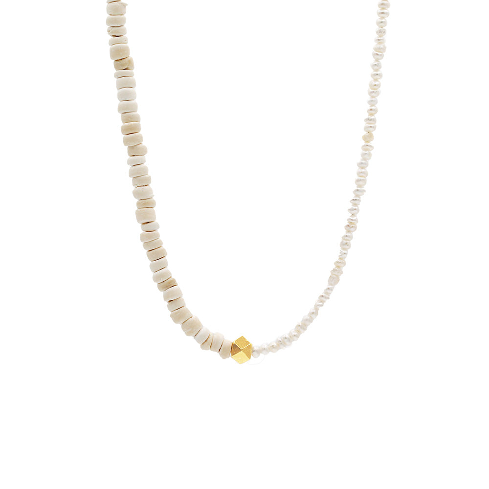 Coconut Shell Pearl Necklace | Made in Hawaii