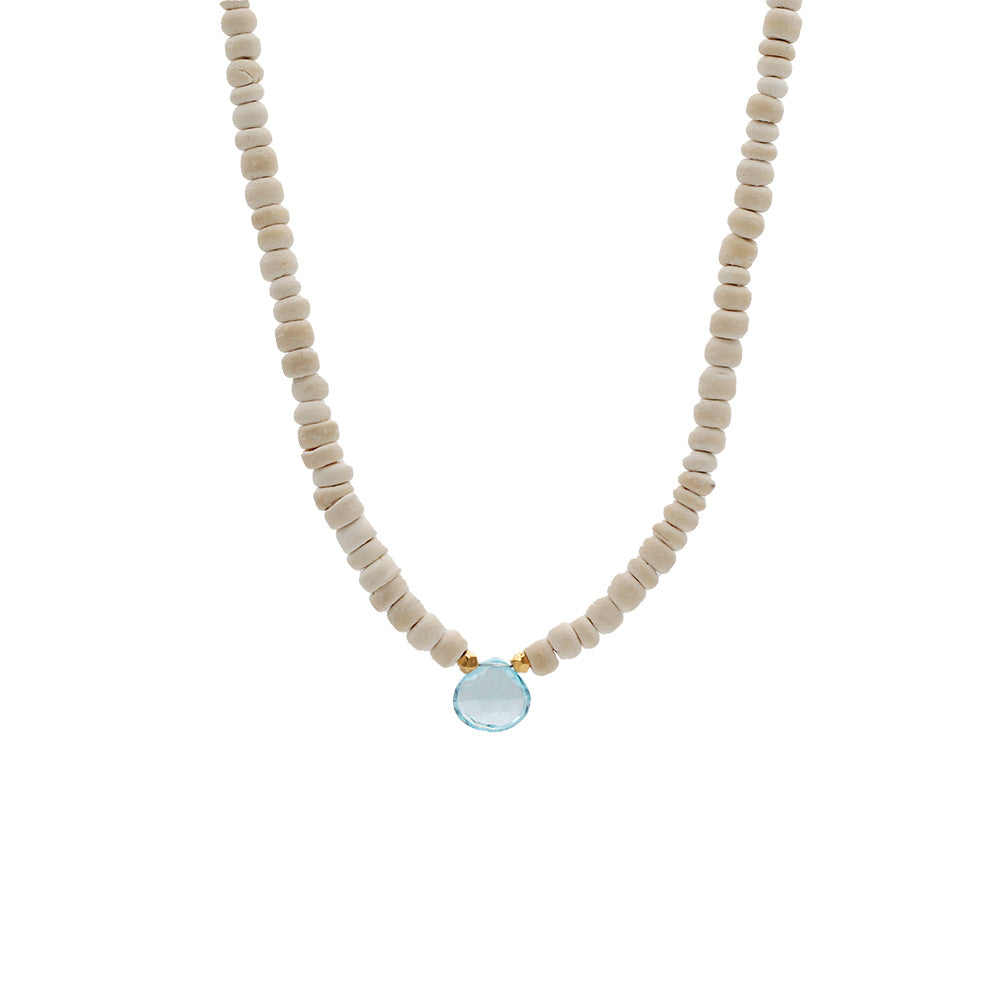 Coconut Shell Gemstone Necklace | Made in Hawaii