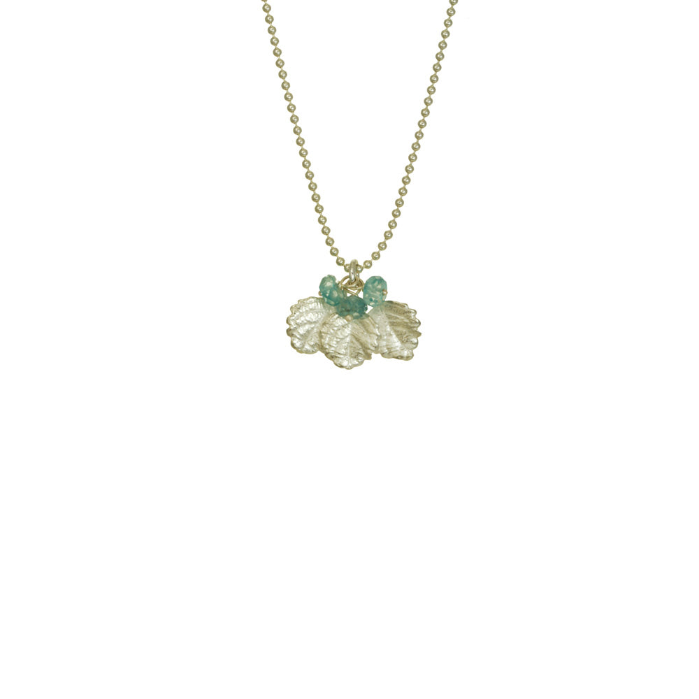 3 Strawberry Leaf Necklace