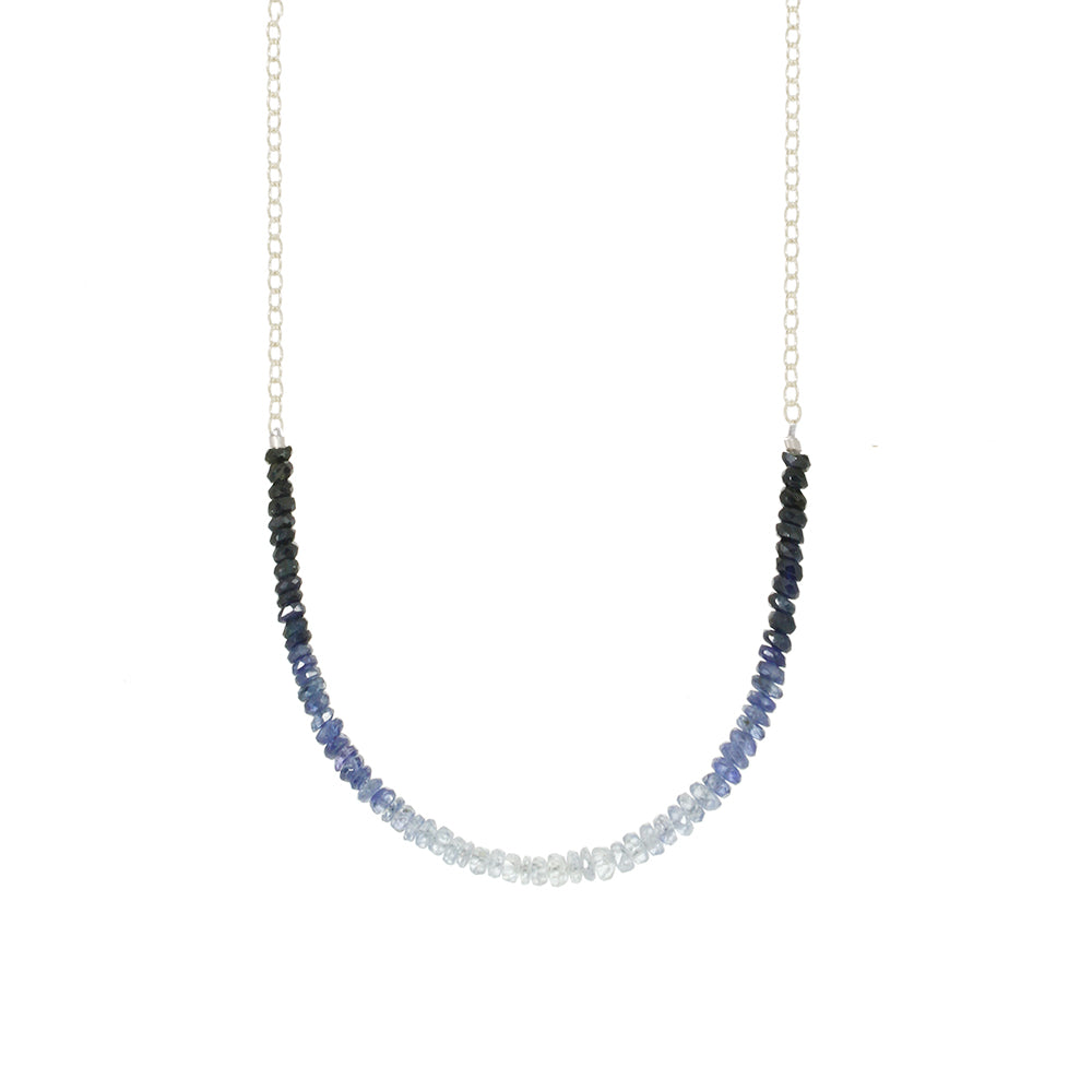 Gemstone Rondelle Necklace - Sterling Silver - Select Styles Only