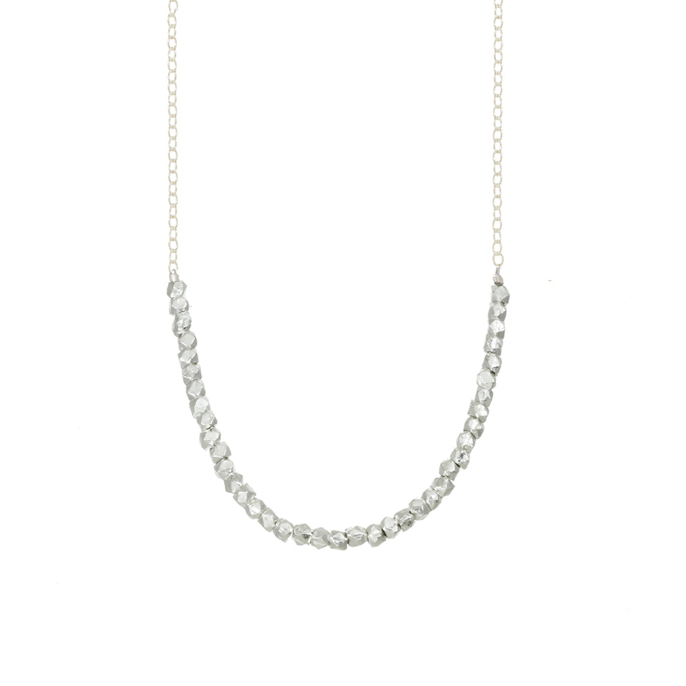 Gemstone Rondelle Necklace - Sterling Silver - Select Styles Only