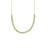 Gemstone Rondelle Necklace - 18K Gold Vermeil - Select Styles Only