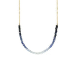 Gemstone Rondelle Necklace - 18K Gold Vermeil - Select Styles Only