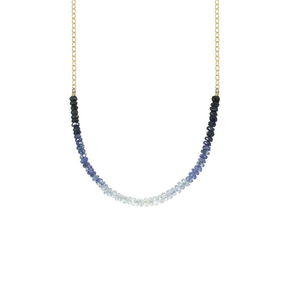 Gemstone Rondelle Necklace - 18K Gold Vermeil - Select Styles Only