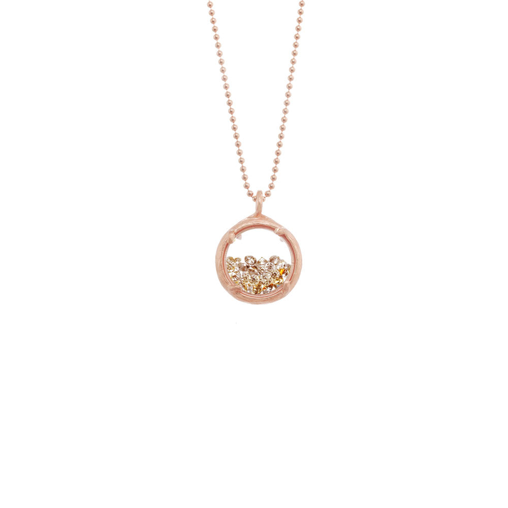 Mini Shaker Necklace - 18K Rose Gold Vermeil(Select Styles Only)