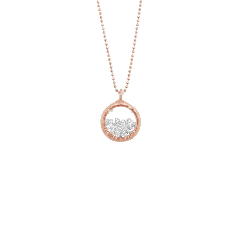 Mini Shaker Necklace - 18K Rose Gold Vermeil(Select Styles Only)