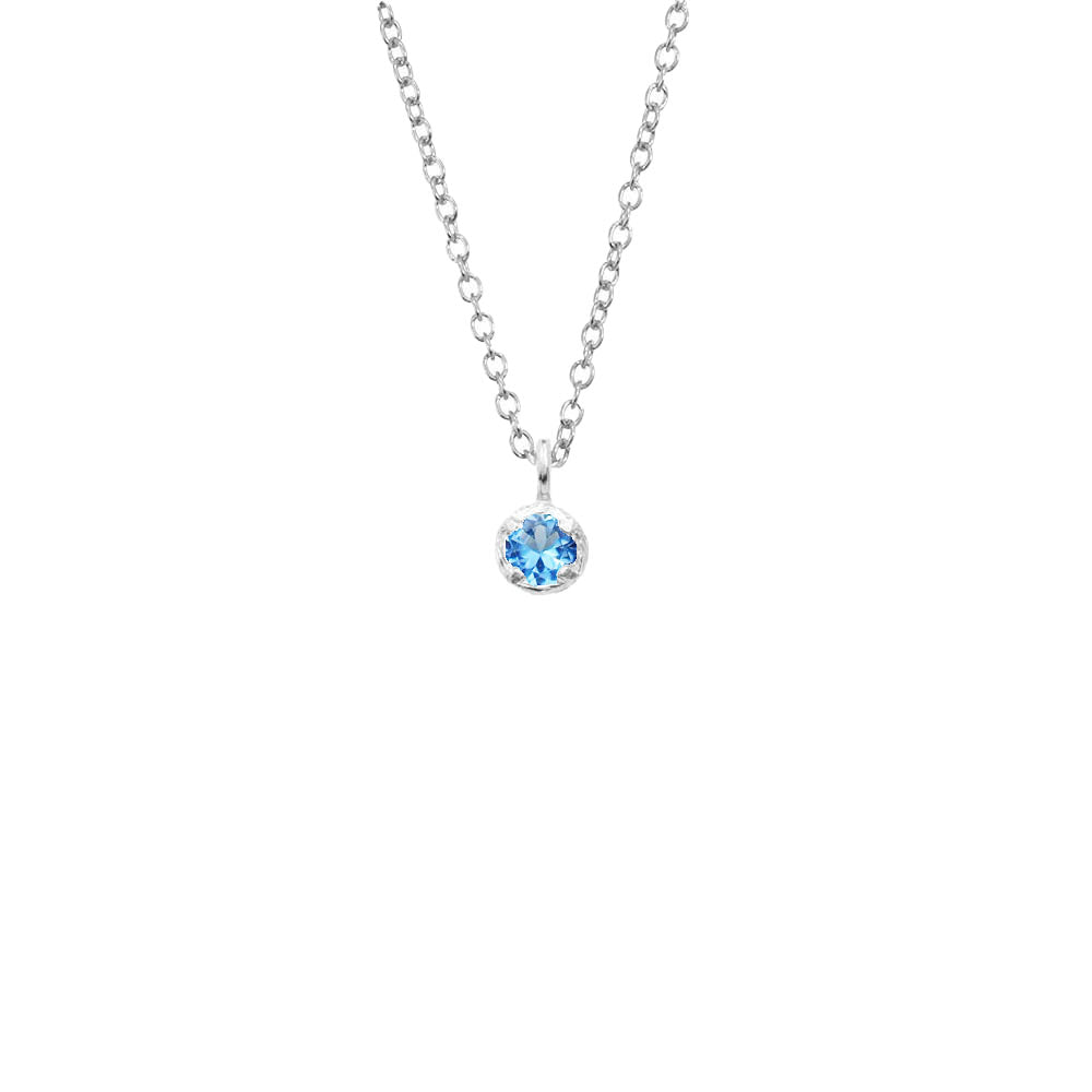 Birthstone Solitaire Necklace