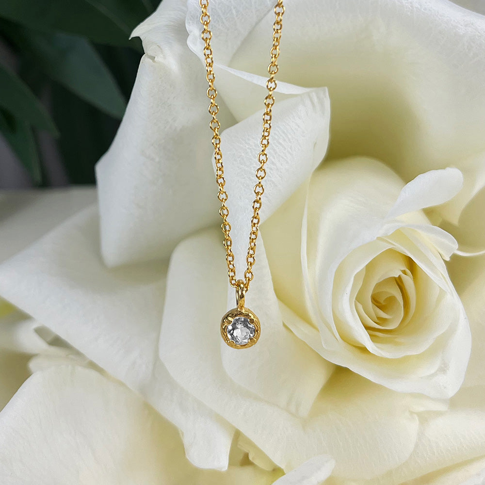 Birthstone Solitaire Necklace